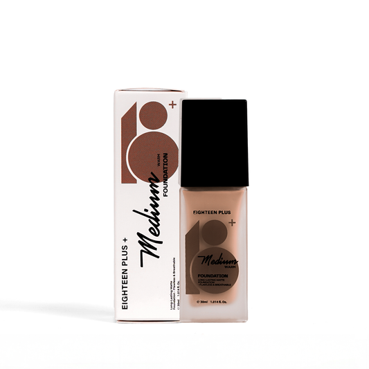 18+ Foundation - medium warm 30 Ml