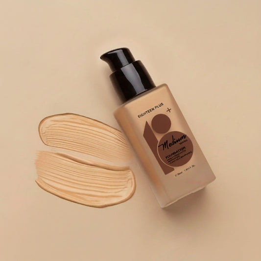 18+ Foundation - medium warm 30 Ml