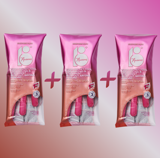 Razors pack of 3