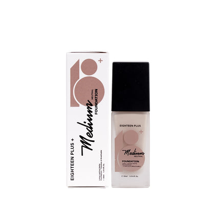 Foundation 30 ml -  medium neutral